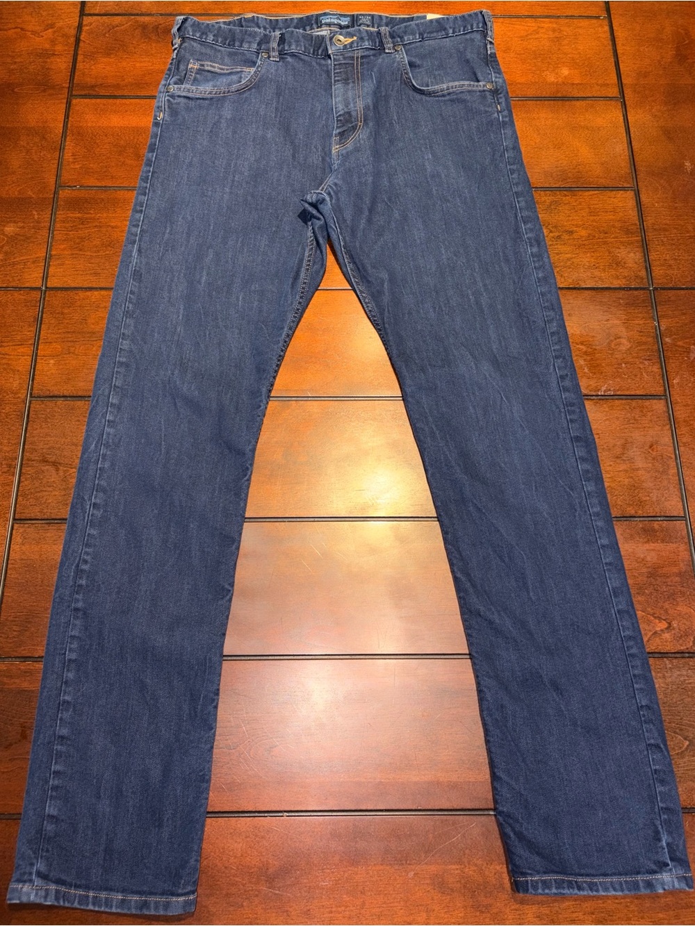 Patagonia Straight Stretch Jeans Men’s 36x34 Dark Blue Outdoor Denim